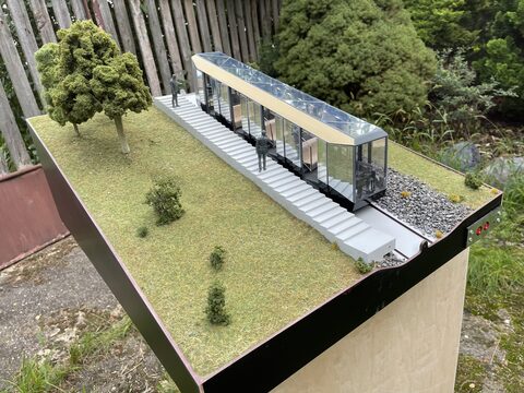 Working cable car